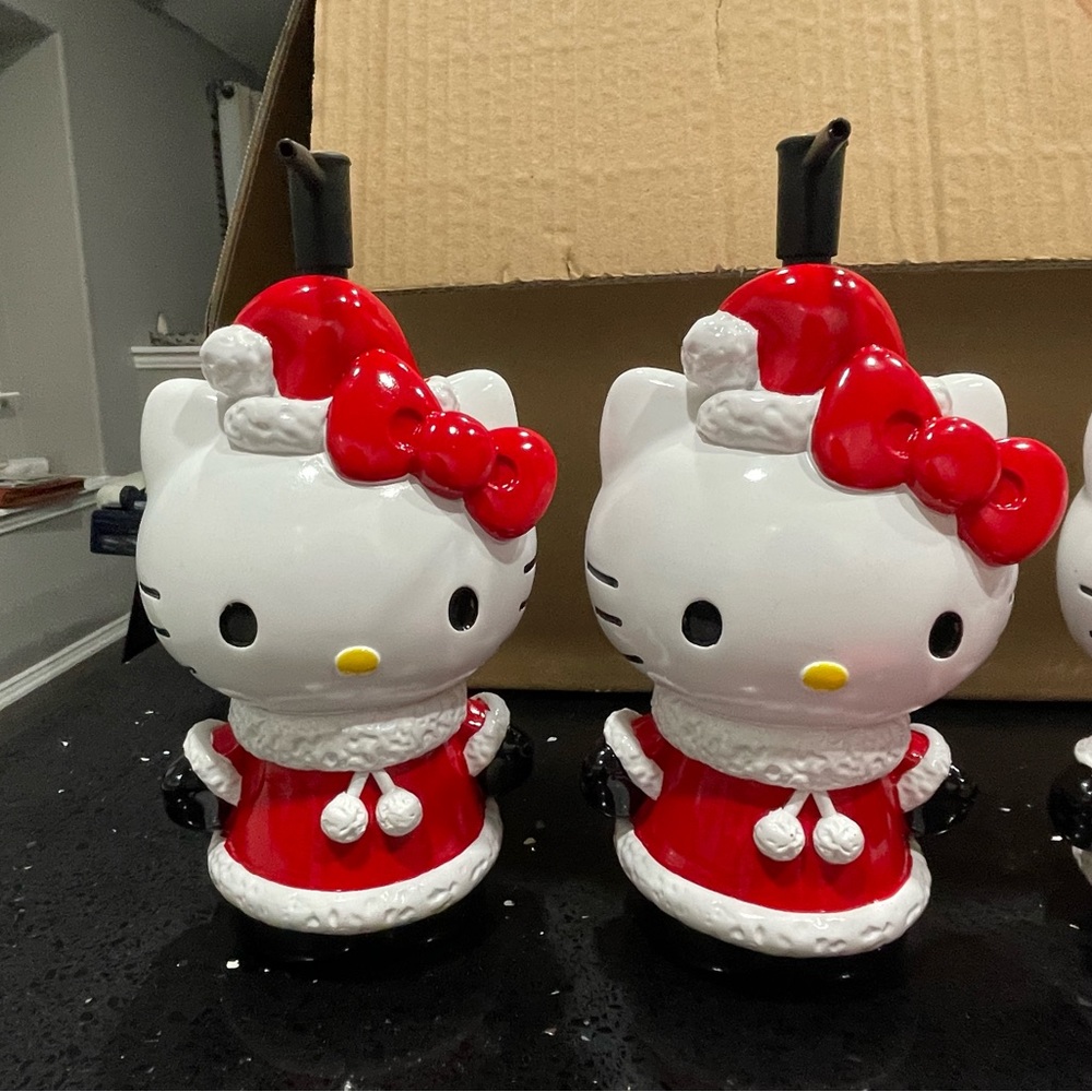 Hello Kitty Christmas soap dispenser